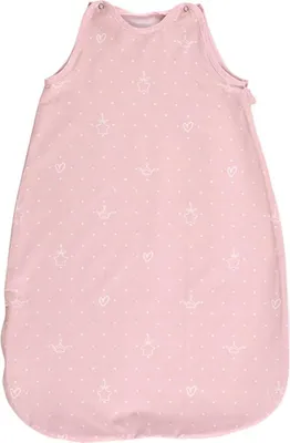 Produktbild von Lorelli Baby Winterschlafsack 85 cm 100% Baumwolle, 2,5 TOG, Mae 80 x 45 x 3 cm rosa Sterne