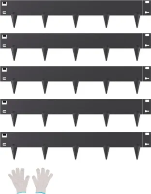 Zdjęcie produktu dla zestaw 5 obrzeży trawnikowych - Metalowe obrzeża trawnikowe 990x181x1,5 mm - Wysokiej jakości przedmioty ogrodowe