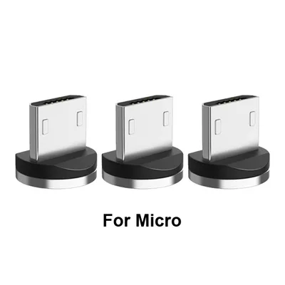 Produktbild von 3er-Pack Ersatz Stecker Magnet Adapter Micro USB Für Samsung Huawei Xiaomi