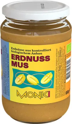 Produktbild von Erdnussmus - geröstet mit Meersalz 650g