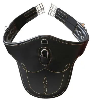 Produktbild von Kentucky Horsewear Stollengurt Sattelgurt mit Stollenschutz Schwarz
