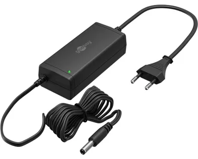 Image de Goobay 64981 Bloc d'alimentation 12 V (36 W / 3,0 A), noir, 1,8 m - avec fiche DC 5,5 mm x 2,5 mm