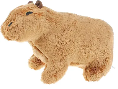 Productafbeelding van Capibara Knuffel, realistisch pluche, 30 cm, voor kinderen, schattige gezichtsuitdrukkingen