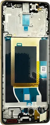 Obrázek produktu pro Realme, originální displej Realme 14 Pro AMOLED + sklo + rámeček, bílá / černá
