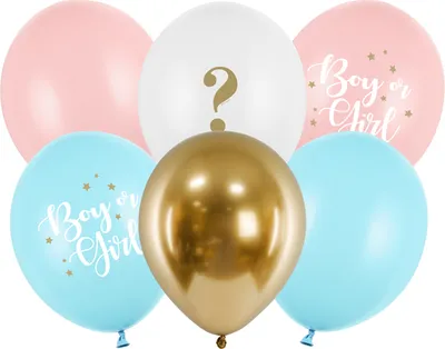 Obrázek produktu pro Balonky 30cm Chlapec nebo dívka mix A6 99071