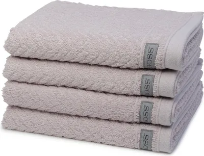 Produktbild von Ross Smart 4 X Handtuch im Set Stilvolle Bordüre für modernes Design, Hautfreundlicher Frottee für hohen Komfort, Saugstark durch Flächengewicht von 520 g/m²