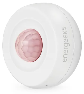 Productafbeelding van Bewegingssensor + schemersensor voor plafondmontage, met Wi-Fi. Batterijwaarschuwing. 360° bereik