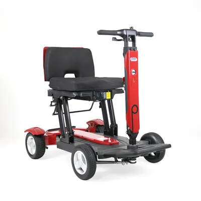 Produktbild von Prophete SM4 Kompakt Elektromobil – faltbarer 4-Rad E-Scooter mit 250W Motor, 2x 24V/6Ah Li-Ion Akku, bis 20 km Reichweite, LED-Beleuchtung