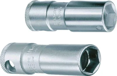 Image de GEDORE 53 MH Insert pour bougie d'allumage avec aimant 16 mm 3/8", 6363390