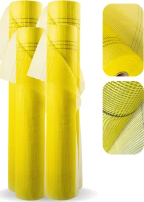 Produktbild von 4 Rollen 165 g/m² Armierungsgewebe 200m² 5x5mm Gewebe Glasfasergewebe