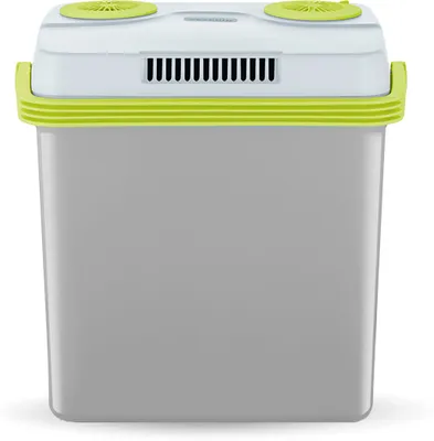 Produktbild von Kühlbox Elektrisch 25l SEVERIN USB-Anschlusskabel Tragegriff ca.58W grau grün TKB 2925 aus Kunststoff, graugrün Kühlbox  Elektrische Kühlbox  Camping Kühlbox  Reise Kühlbox