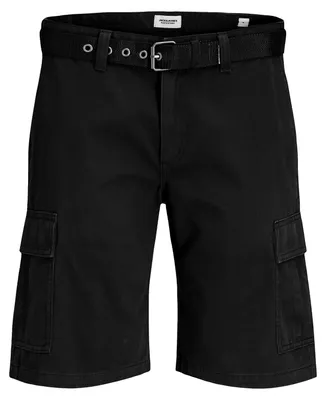 Produktbild von JACK & JONES Herren Cole Hudson Belted Cargo Shorts Mid