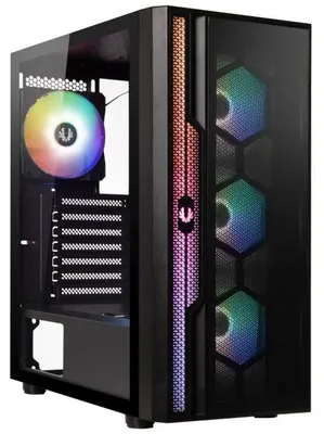 Produktbild von PC-Gehäuse – BITFENIX – Apollo ARGB – Ohne Netzteil – Midi-Tower – ATX-Formfaktor – Schwarz