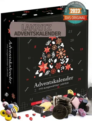 Produktbild von BOXILAND® Lakritz Adventskalender 2026 mit 24 Sorten süß & salzig
