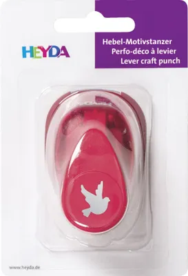 Obrázek produktu pro Heyda 203687607 Děrovačka s motivem malá "Holubice", 17 mm