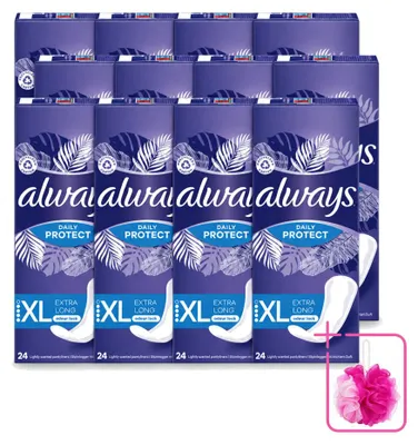 Imagen del producto de 12 tampones Always Inlegkruisjes, extra largos, paquete económico - 12 unidades