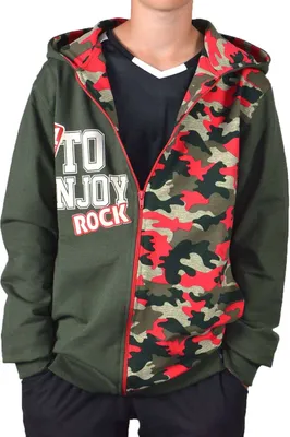 Produktbild von BEZLIT Jungen Sweatjacke mit Kapuze Olivegrün 122