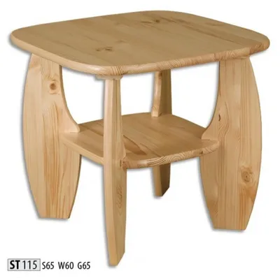 Image de Table basse Canapé Salon Tables Table d'appoint Table en bois faite main