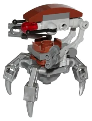 Produktbild von LEGO Minifigur Droideka (Destroyer Droid) - Flat Silver Arms (sw0441a)