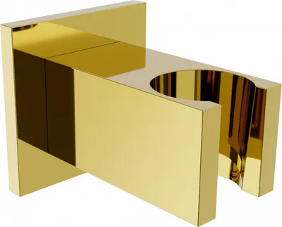 Produktbild von Mexen Cube Duschhalterung, Gold - 79350-50