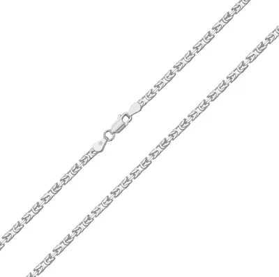 Produktbild von 925 Sterling Silber Damen - Byzantiner Kette - 76cm*3mm; TRS16994L30