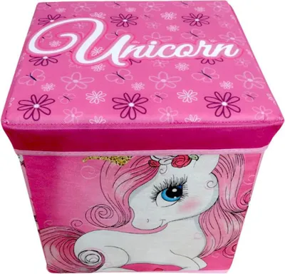 Produktbild von Einhorn Princess Spielzeugaufbewahrung 30×30×30 cm
