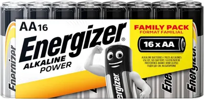 Produktbild von Energizer LR06, Einwegbatterie, AA, Alkali, 1,5 V, 16 Stück(e), Sichtverpackung