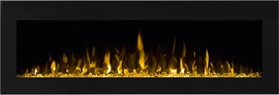 Image de CHEMIN'ARTE - Cheminée électrique Murale Volcano 3XL 150 cm Effet Flammes LED, Chauffage programmable, Télécommande
