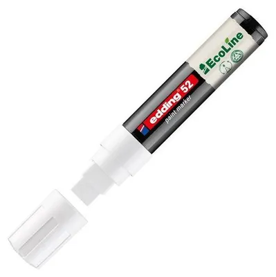 Obrázek produktu pro Lakový popisovač "52 EcoLine", bílá, 4-15 mm, EDDING 4-52-049
