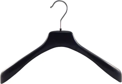 Produktbild von Blazer und Jackenbügel, Kleiderbügel, 41 cm, schwarz, EU41b, NEU, 90 Stück