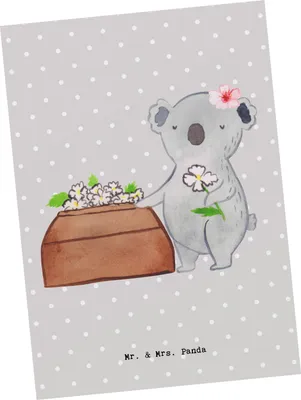 Produktbild von Mr. & Mrs. Panda bildkarte Bestatterin Herz - Grau Pastell - Geschenk, Ansichtskarten, Postkarte, Ansichtskarte, Fotokarte, Postkarten, Kunstkarten