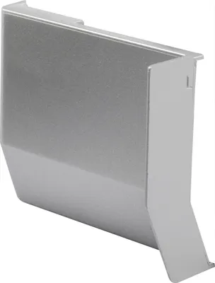 Image de Camar 801 Cache avec lèvre, gauche pour dispositif de suspension d'armoire KS nickelé