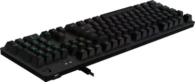 Produktbild von Logitech G 920-009434, Volle Größe (100%), Kabelgebunden, USB, Mechanischer Switch, LED, Karbon