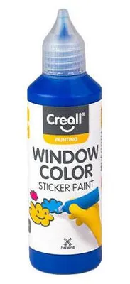 Image de Peinture pour vitres Creall Bleu - 80 ml