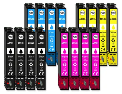 Produktbild von 16er Pack Druckerpatronen 405 405XL kompatibel für Epson WF-4825