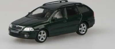 Zdjęcie produktu dla Skoda Octavia II Combi (2004) - Green Natur Metalise ABREX 1:43