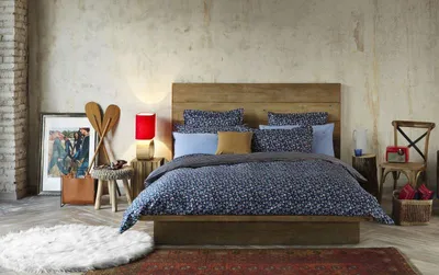 Produktbild von Tommy Hilfiger Bettwäsche Satin Countryside 200x200 cm Farbe Indigo AL