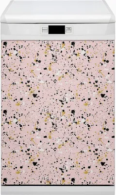 Produktbild von Küche Dekorative Magnete Magnet Folie für Geschirrspüler 45x80 cm - Flecken mit Farbe