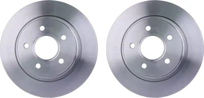 Produktbild von 2 Bremsscheiben voll Ø 63,7 mm 11 mm HELLA passend für u.a. FORD TRANSIT