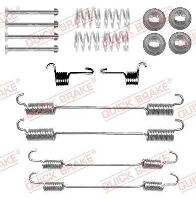 Produktbild von QUICK BRAKE Zubehörsatz Bremsbacken Zubehörsatz Bremsbacken 105-0079 Hinten für OPEL Corsa F