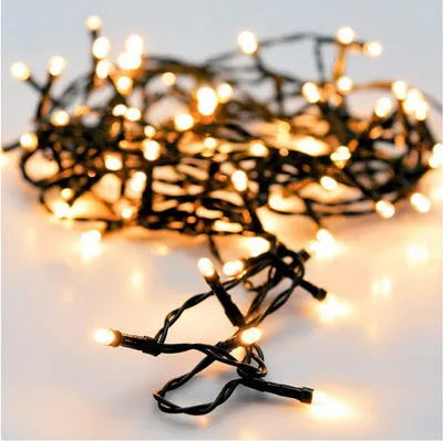 Productafbeelding van LED-lichtketting, 80 LED's, warm wit licht, 230V, IP44, 8 functies, met geheugenfunctie