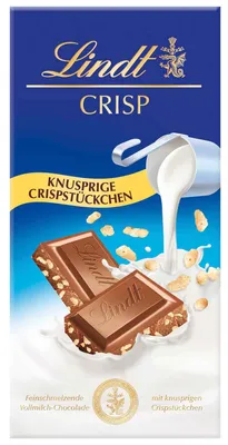 Produktbild von Lindt Crisp Vollmilch Tafel 100g