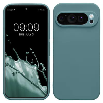Produktbild von kwmobile Handyhülle für Google Pixel 9 Pro Hülle - weiches Handy Silikon Case - Schutzhülle Cover - Arctic Night