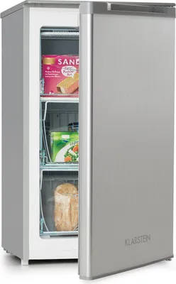 Produktbild von Klarstein Mini Gefrierschrank, Klein & Leise, Freistehender Gefrierschrank, 69L Kleiner Gefrierschrank, Tiefkühlschrank mit Eiswürfelform & Eisschaber, Effiziente Gefrierschränke, Kompakter Freezer