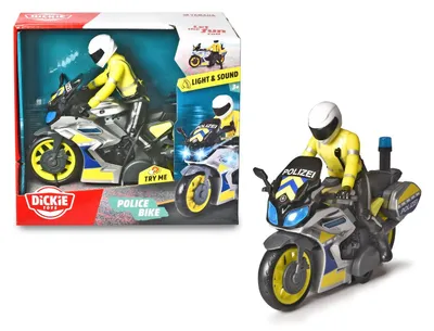 Produktbild von Dickie Toys 203712018 - Police Bike