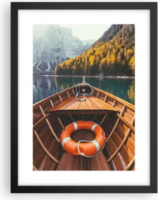 Produktbild von Gerahmtes Poster - Schwarzer Rahmen - £ódŸ Berge Kajak - 30x40 cm - Wand Bild - Wanddeko - Wandbilder - Kunstposter - Wandposter - Bilderrahmen - Bilder - Kunstdruck - Wanddekoration - P2BPA30x40-4981