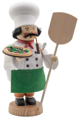 Produktbild von Seiffener Volkskunst Räuchermännchen - Größe ca. 22cm, für Räucherkerzen Größe M (Standard) - 12677