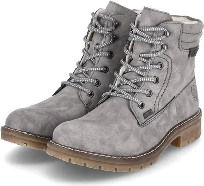 Produktbild von Rieker Stiefeletten Damen Synthetik Grau Größe: 41