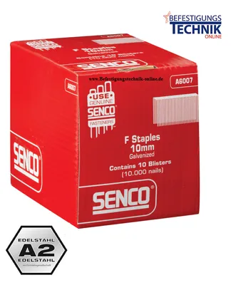 Image de Agrafes Senco F Agrafes F08BGAP 12mm inox acier niro KL-32 7M
