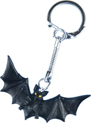 Produktbild von Fledermaus Schlüsselanhänger Miniblings Anhänger Schlüsselring Halloween Augen